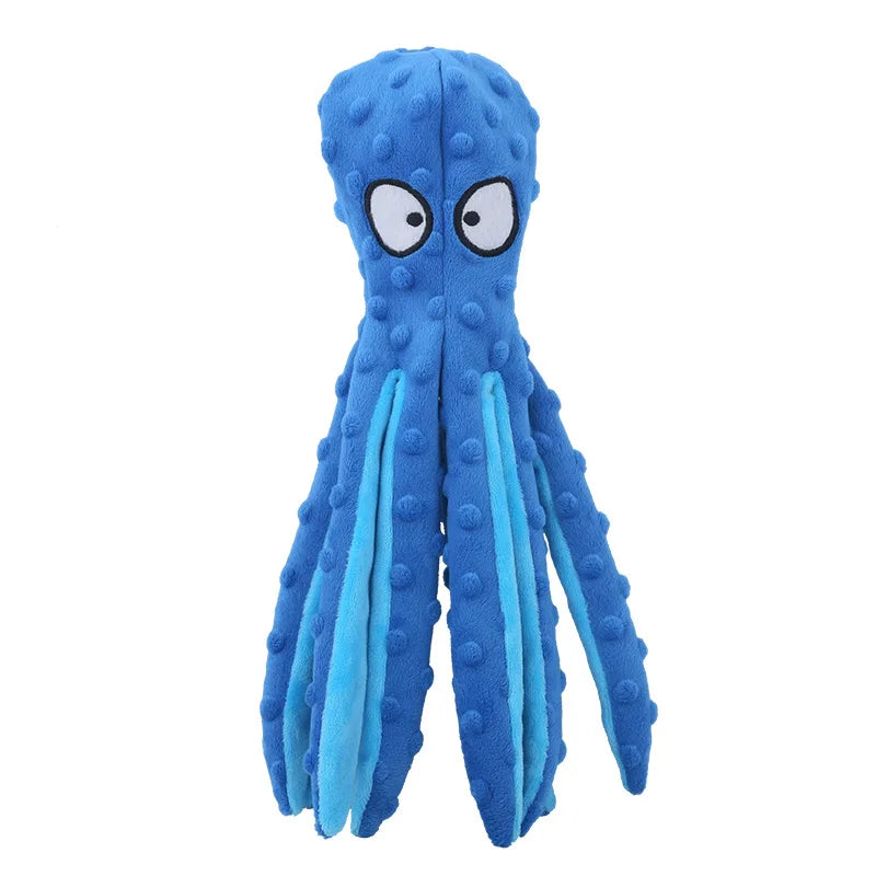 Octopus Skin Shell Bite Resistant Plush Toy for Dog