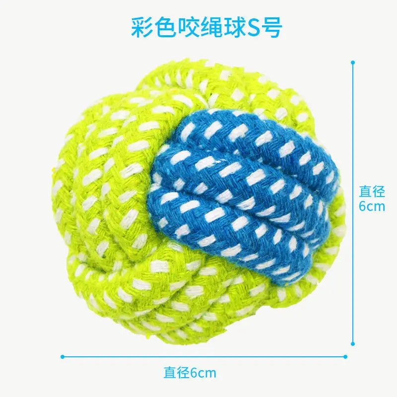 Pet Toys for Large Small Dogs Interactive Cotton Rope & Balls