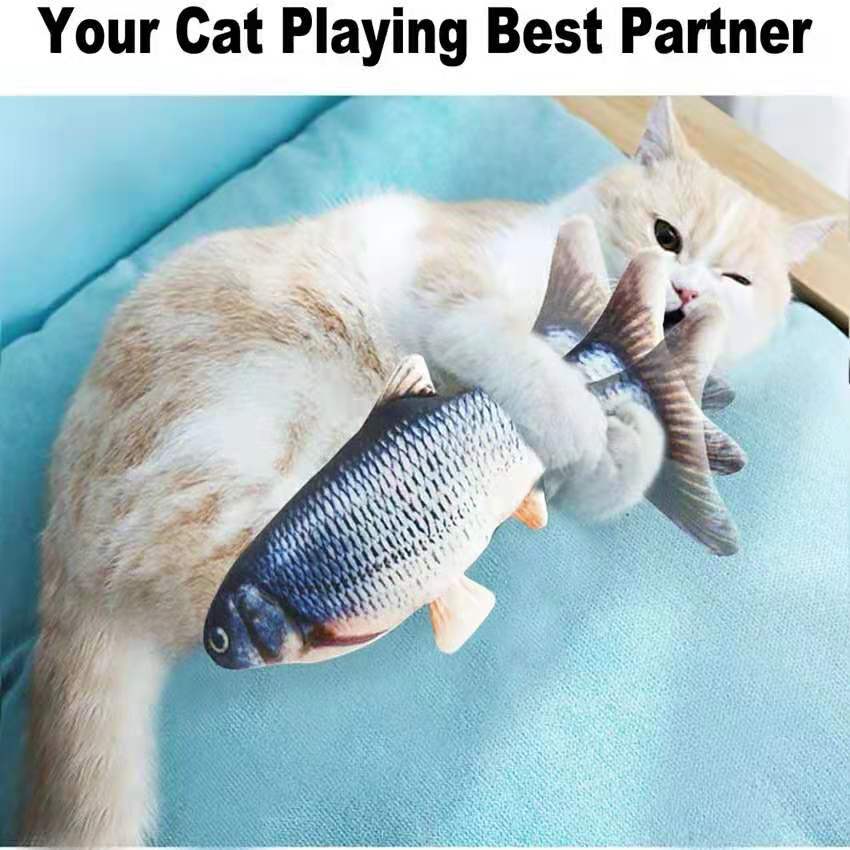 Moving fish toy