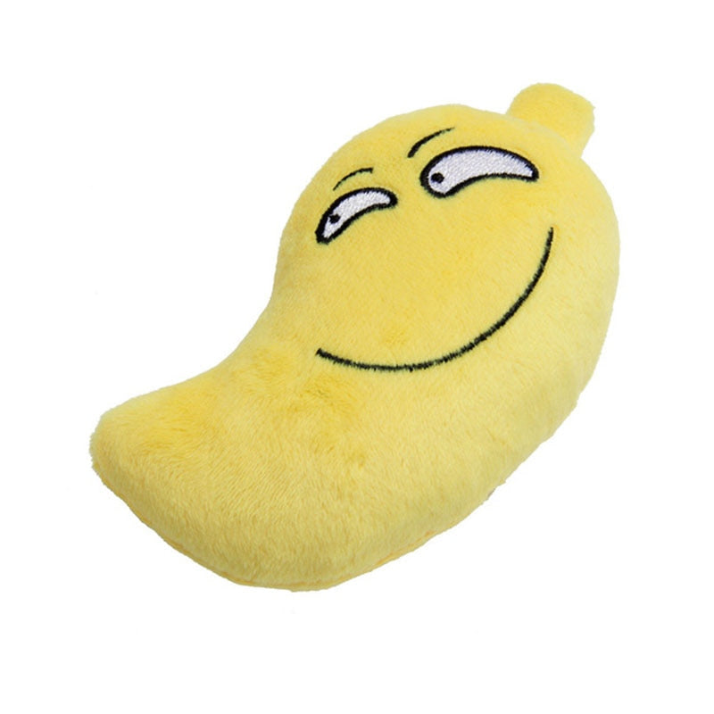 Plush squeaky chew toy