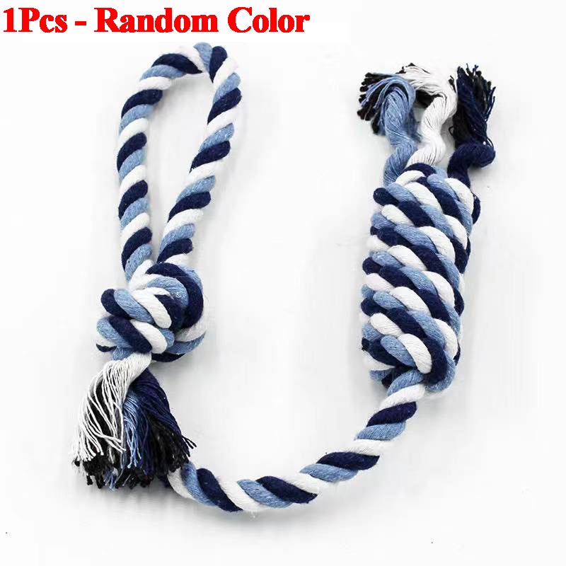 1PC Dog Toy Carrot Knot Rope Ball Cotton Rope Dumbbell Puppy Cleaning Teeth Chew Toy Durable Braided Bite Resistant Pet Supplies